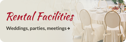 Rental Facilities for weddings, parties meeting and more